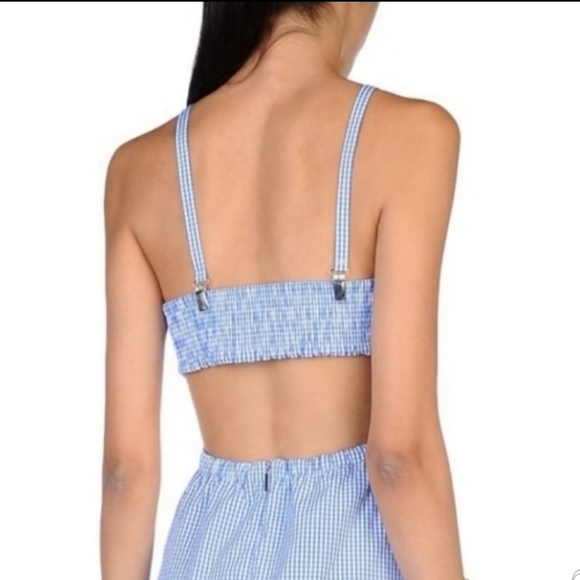 Tibi Maxi Baby Blue Open Back Dress Size 12 - Picture 5 of 7